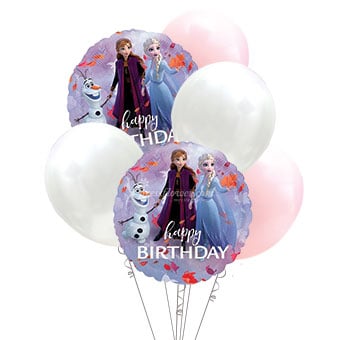 Online helium foil balloon bouquets birthday graduation delivery Singapore