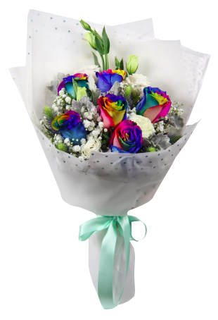 Rainbow Roses