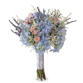 Online wedding bouquet Fondly Yours hydrangea bridal bouquet