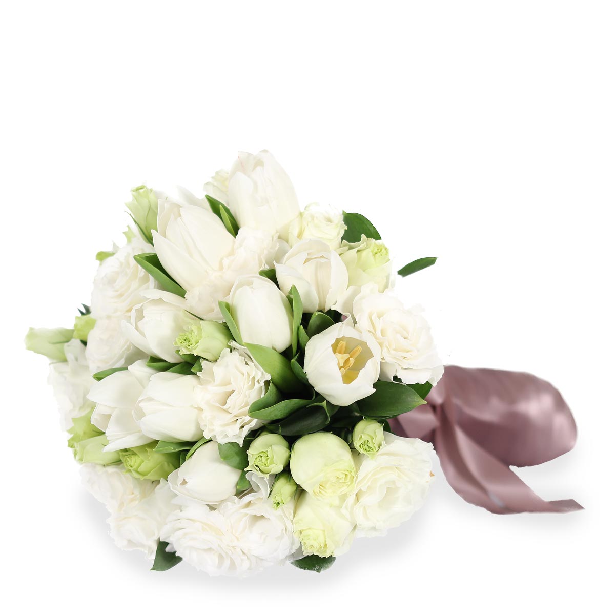 WB1619 white bridal bouquet