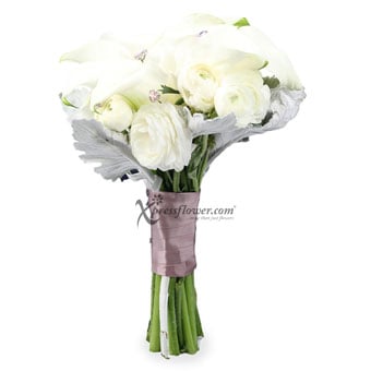 The Classic White (Bridal Bouquet)