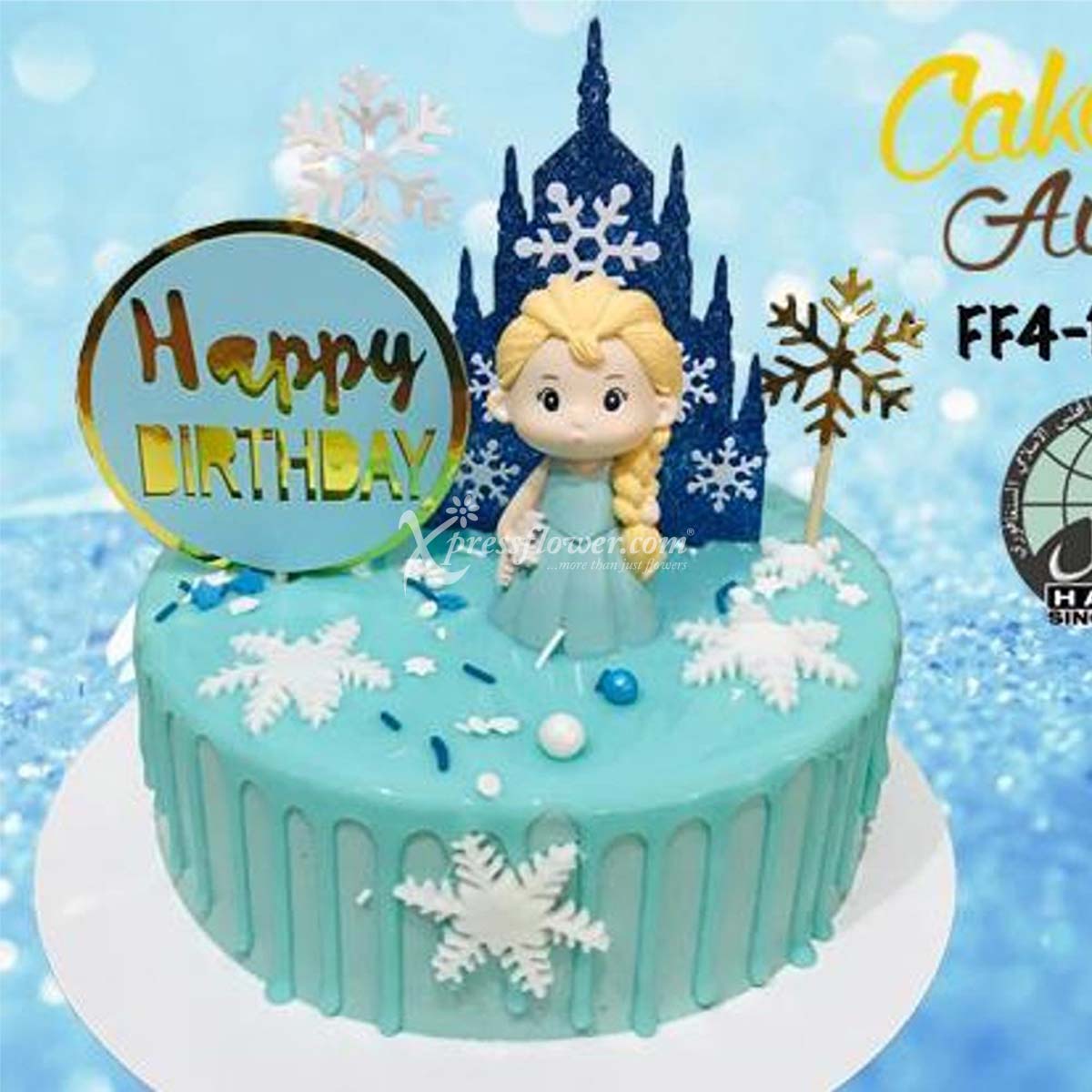 CAC2101 Happy Birthday Snow Princess B