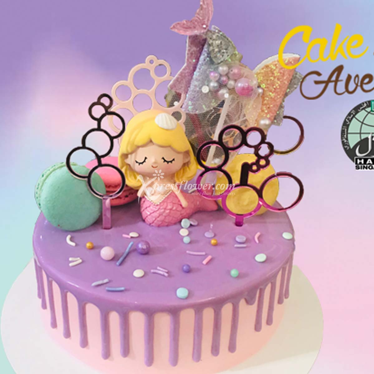 CAC2102 Happy Birthday Mermaid B