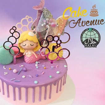Happy Birthday - Mermaid (Cake Avenue)