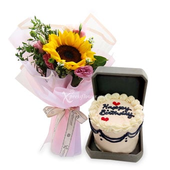 CIS2104 Embrace Happiness (Sunflower and Birthday Cake)