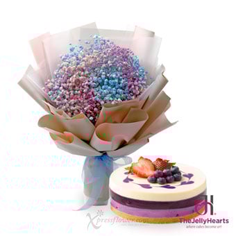 JH2305 Rainbow Whispers (Million Stars with LED Lights and The Jelly Hearts Cake)
