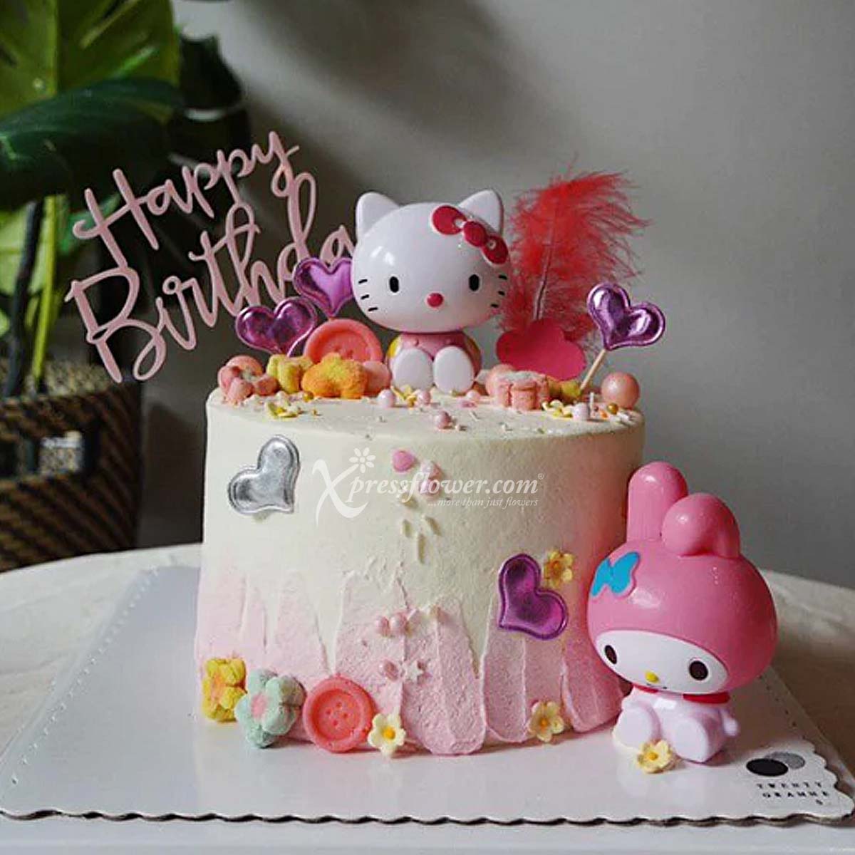 Hello Kitty X My Melody Inspired Cake (Twenty Grammes Whole Cake)  