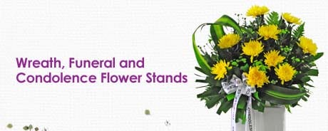 Wreath, Funeral & Condolence Flower Stands