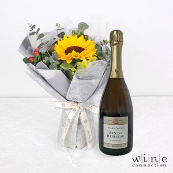 Twilight Phoenix (Sunflower with Champagne)