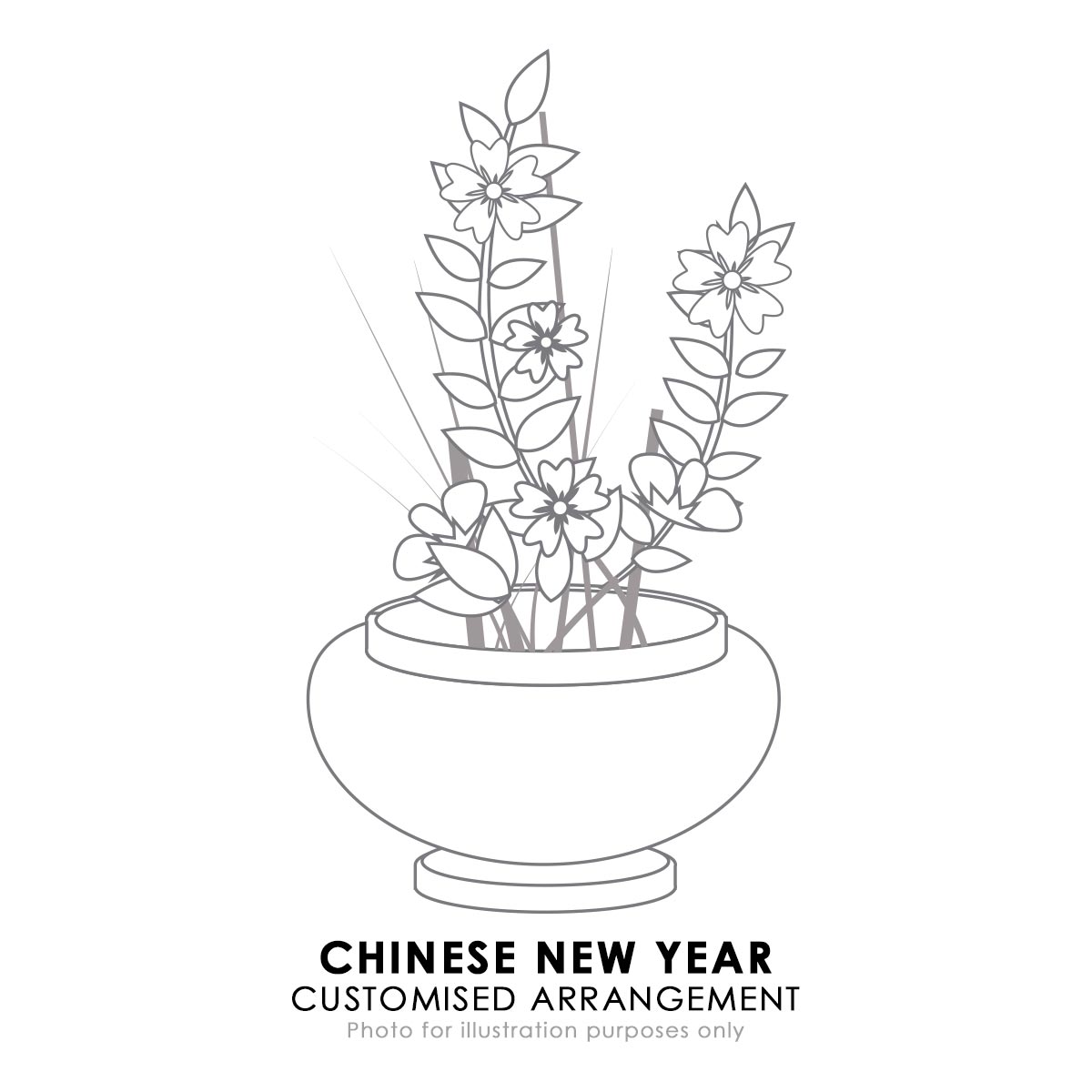 Customised CNY Arrangement