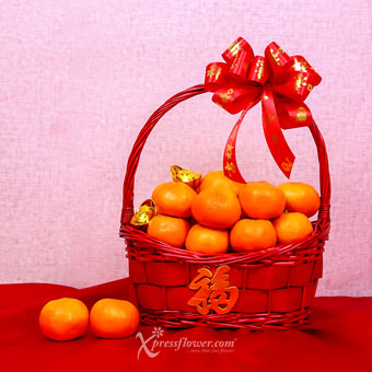 CNYM2352 Get Rich CNY Mandarin Oranges Hamper