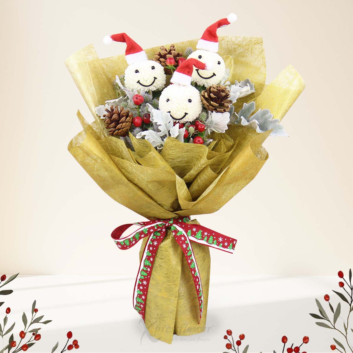 Jingle Joy (3 White Pong Pongs)