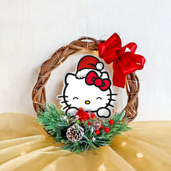Sanrio Welcome (Hello Kitty Christmas Wreath)