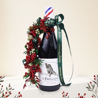 Crimson Toast (Pinot Noir with Christmas decorations)