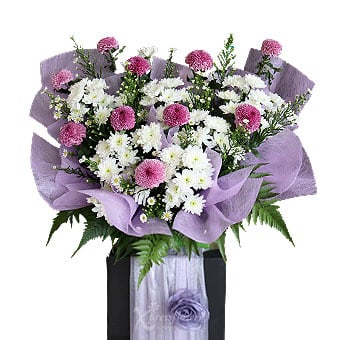 Cherished Grace (Funeral Condolence Flower Wreath)