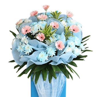Tender Solace (Funeral Condolence Flower Wreath)