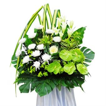 Inmost Mercy (Funeral Condolence Flower Wreath)
