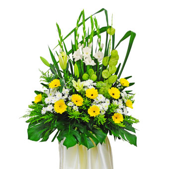 Be At Peace (Funeral Condolence Flower Wreath)