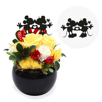 Online Disney preserved flowers delivery Singapore