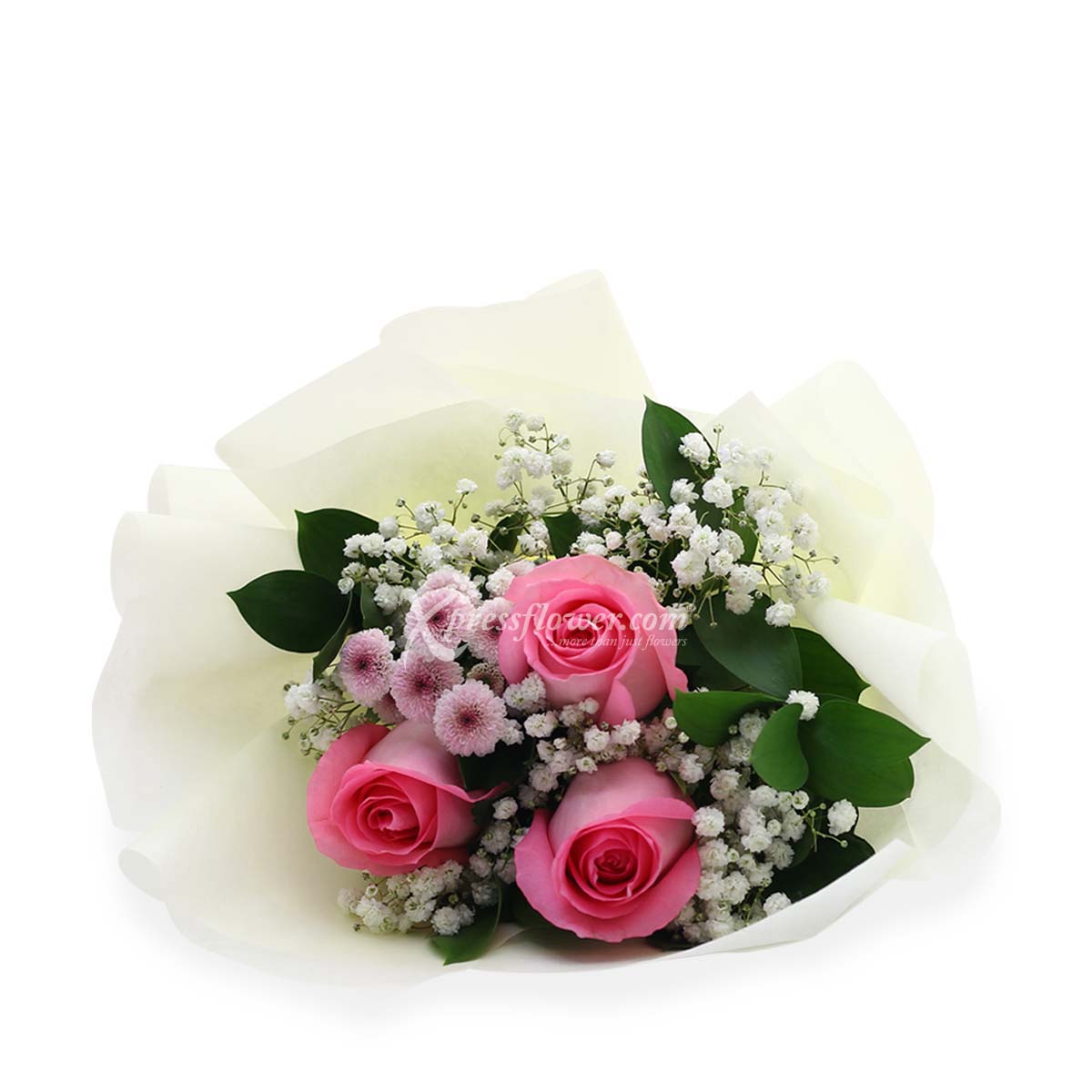 jh2101 Pinky Adore You 3 dark pink roses with The Jelly Hearts strawberry cheesecake 1b