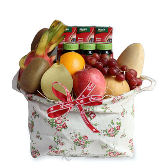 FH2209 Health & Gratitude Fruit Hampers)