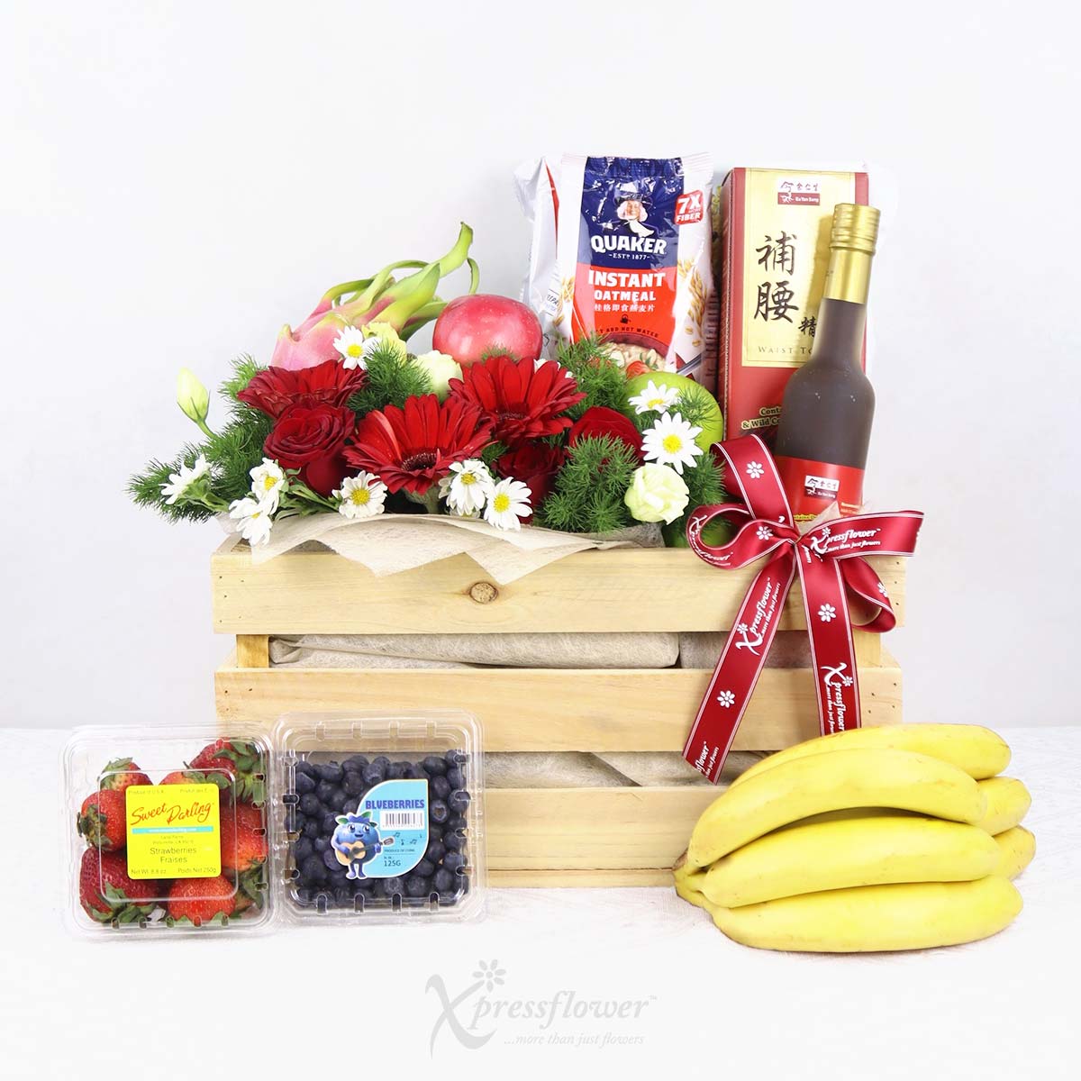 Wellness Luxe (Fruits & Food with Floral Arrangement)