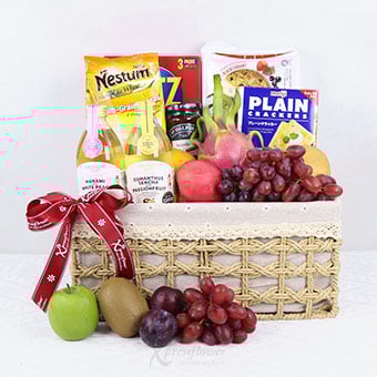 Hearty Cheers (Fruits & Food Hamper)