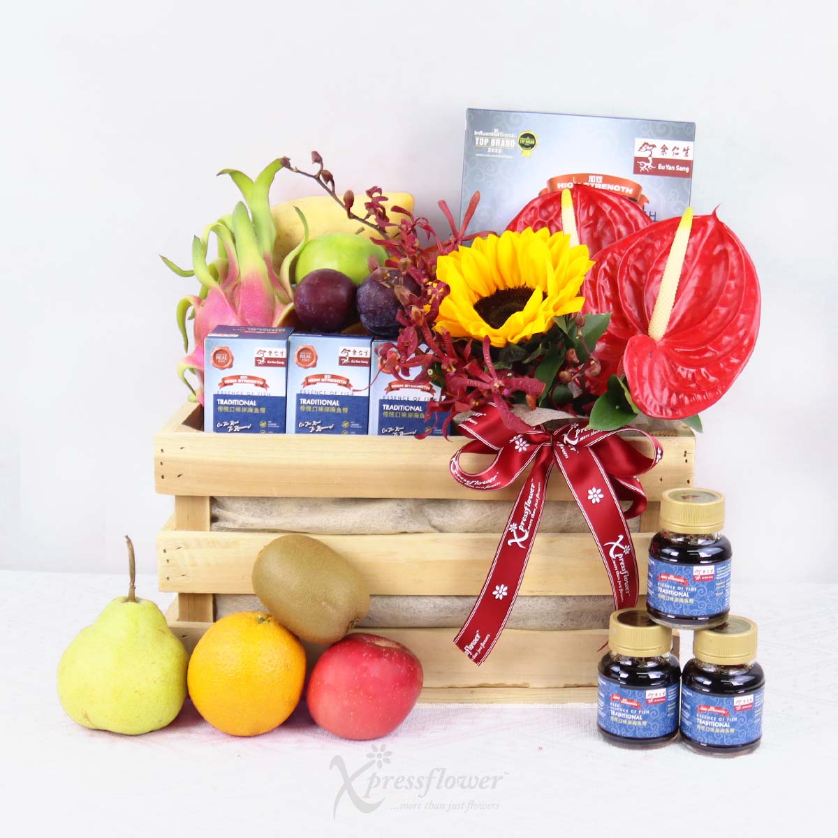 Bloom & Boost (Fruits & Eu Yang Sang Fish Essence Hamper)