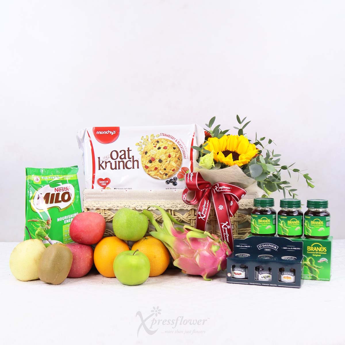 HE2504 Energise Basket Fruits & Food Essence Hamper 1b