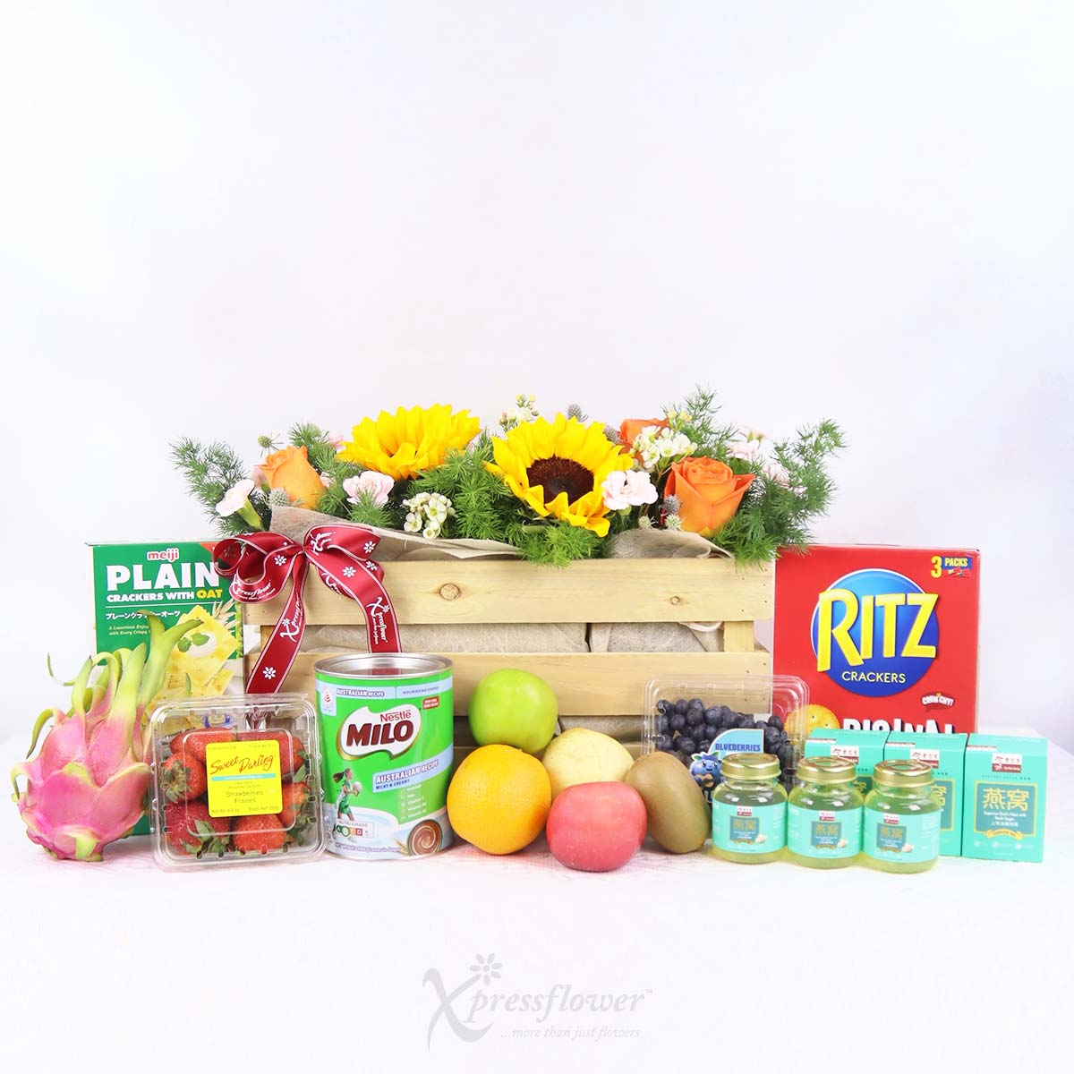 HE2505 Nourishing Sunshine Fruits & Food Hamper 1b