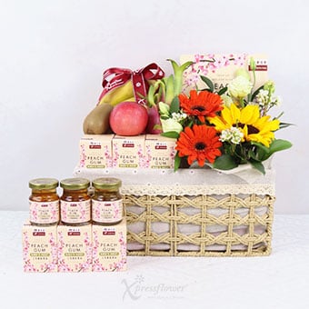 Glowing Wellness (Fruits & Eu Yang Sang Bird's Nest Hamper)