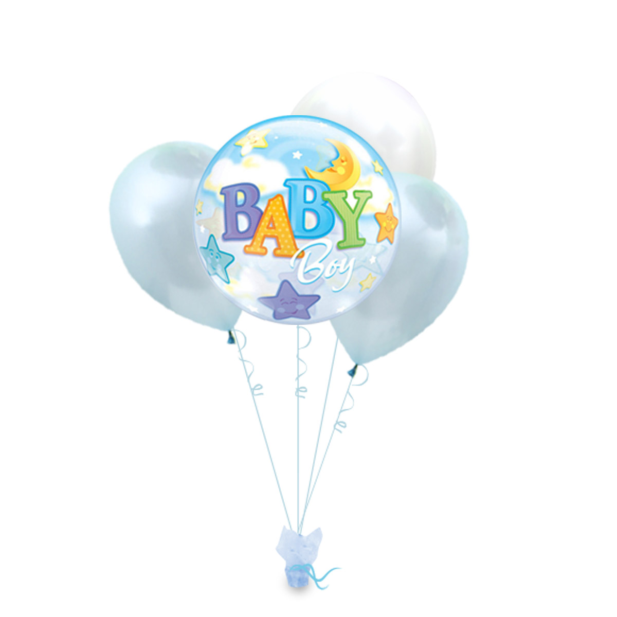 To the Moon and Back (Baby Boy/Girl Balloon Bouquet)