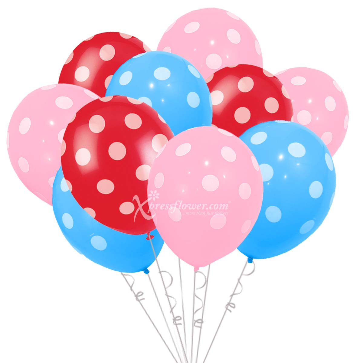HBQ1705 all about polka helium balloon 