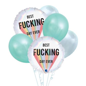 Best F**king Day (6 Helium Balloons)