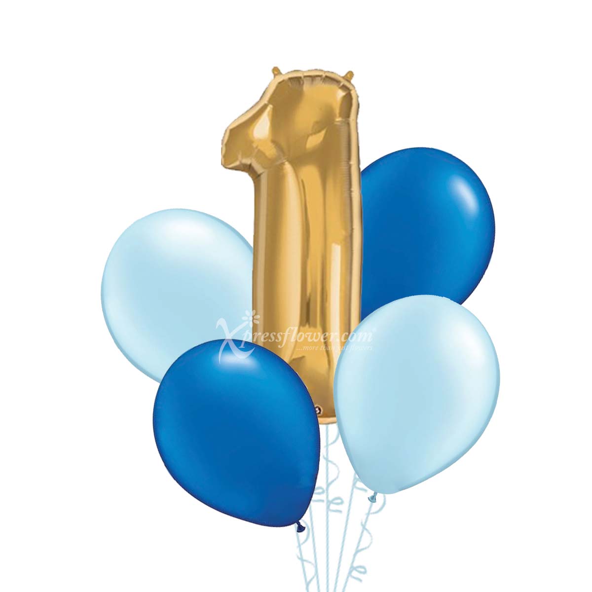 Full Month Boy (Number Helium Balloons)