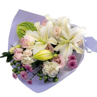 Sympathy Bouquet in White (JP)