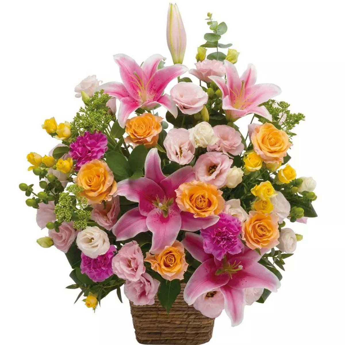 Large Arrangement of Multi-coloured Flowers
