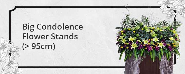Big Condolence Flower Stands (95cm & Above)