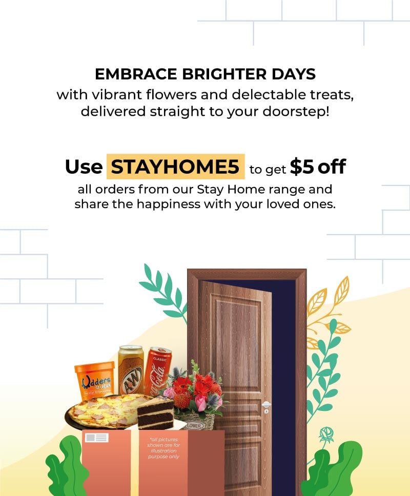 Stay Home and get $5 off your orders!