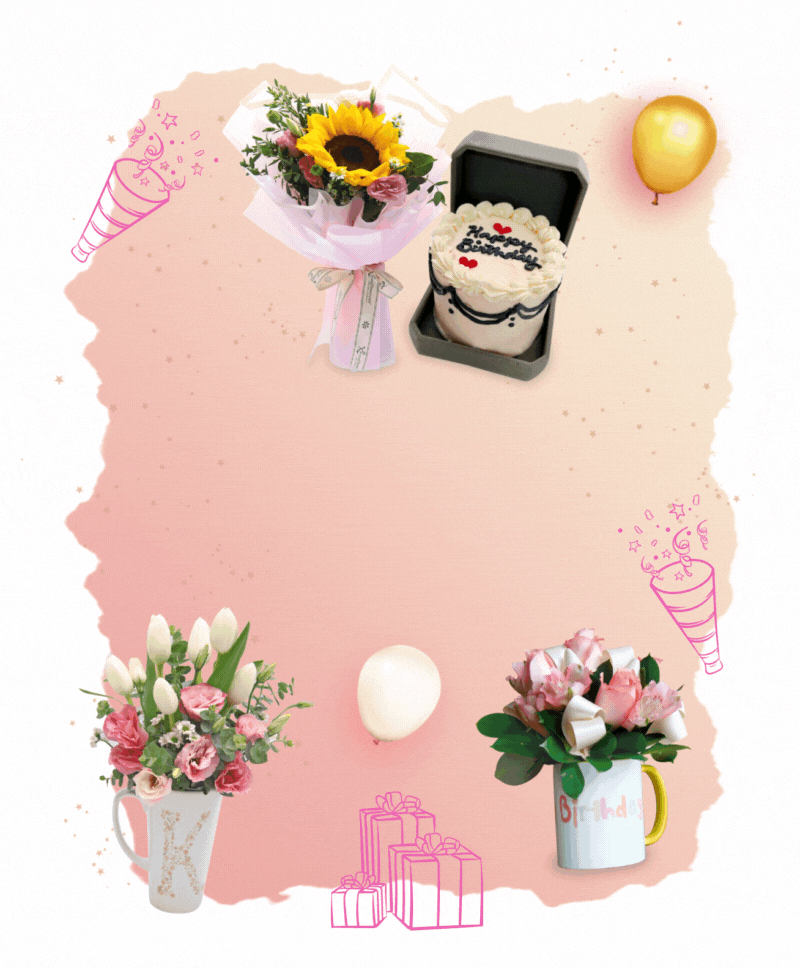 Send Flowers, Cakes & More For The Perfect Birthday Gift!