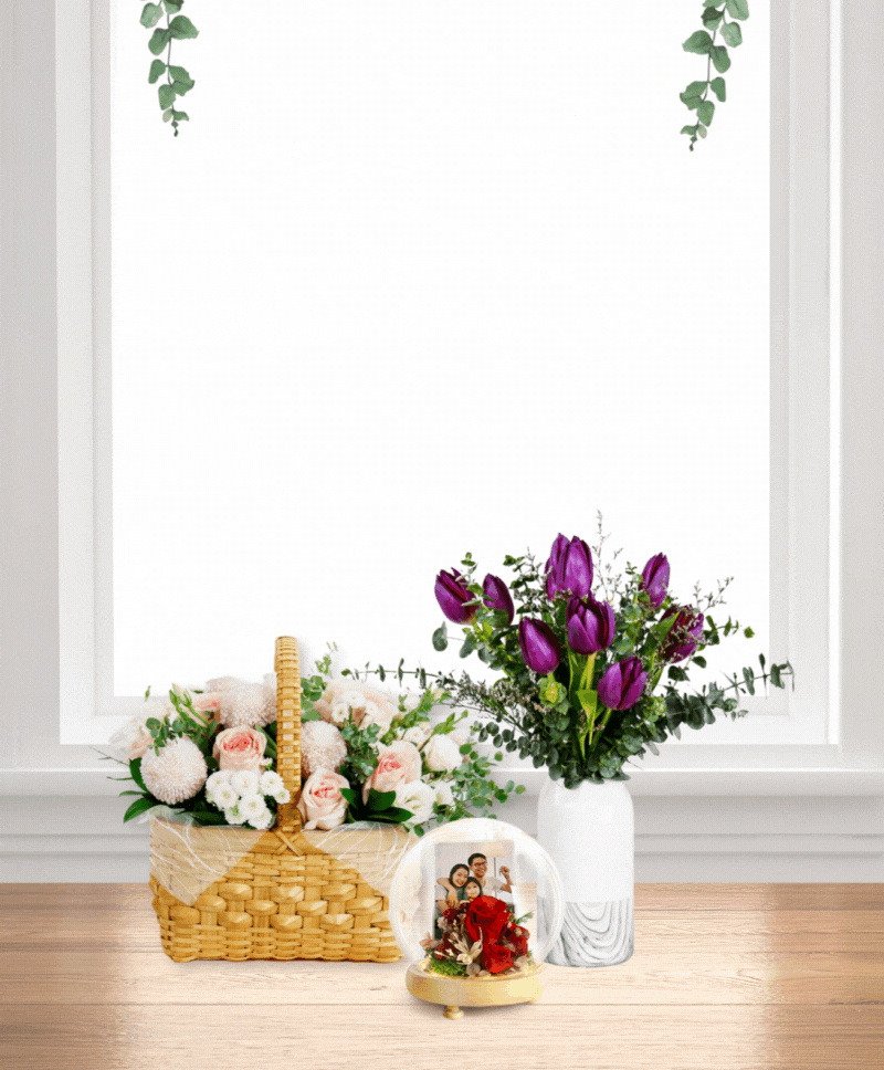 Surprise your loved ones and brighten any space with our flower arrangements