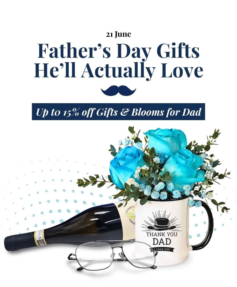 Celebrate Father's Day this 21st June with these flowers & gifts!