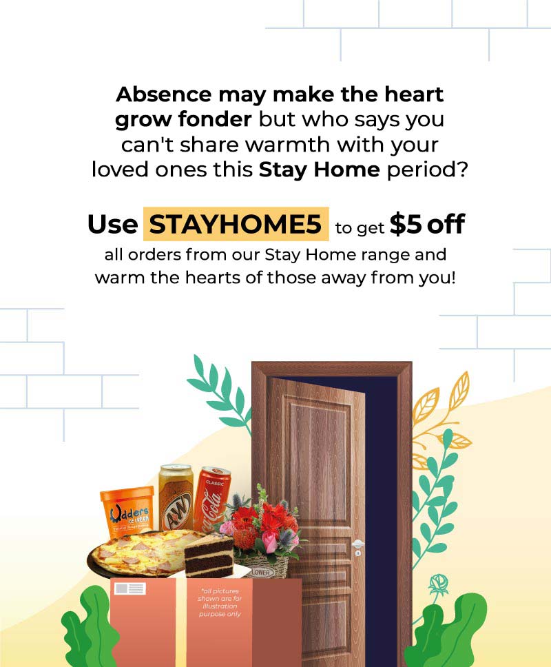 Stay home and get $5 off your orders!