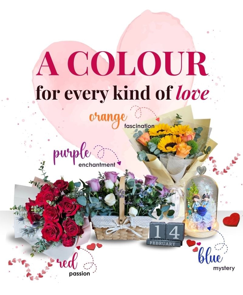 Shop our VDAY collection and get 15% off early bird discount on our preserved flowers range!