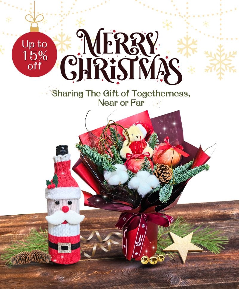 Celebrate Christmas filled with love & warmth with our heartwarming Christmas Flowers & Gifts!