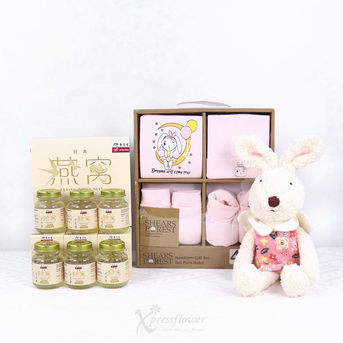 NB2528 Tender Treasures New Born Baby Hamper 1b GIRL