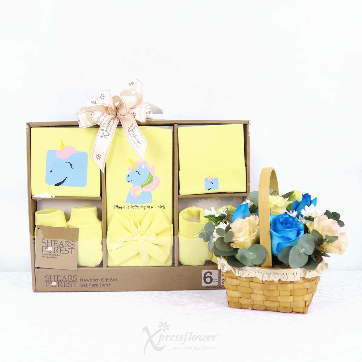 Snuggle Blooms (New Born Baby Hamper)