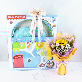 Playful Bloom (New Born Baby Hamper)