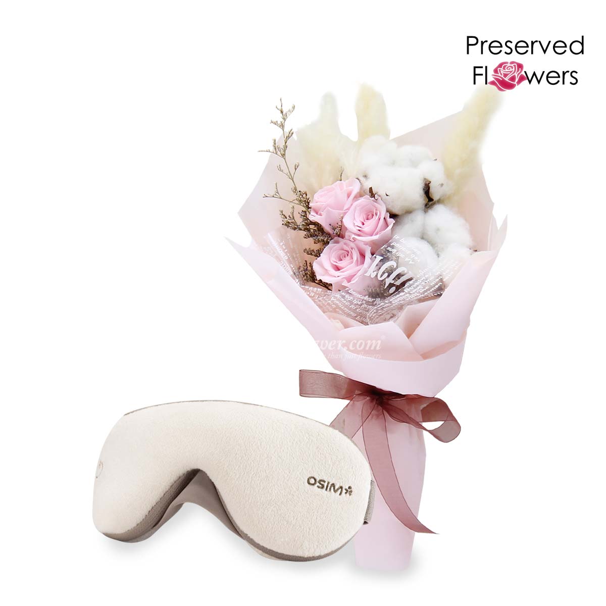 Soothing Love (Preserved Flowers with OSIM uMask Eye Massager)