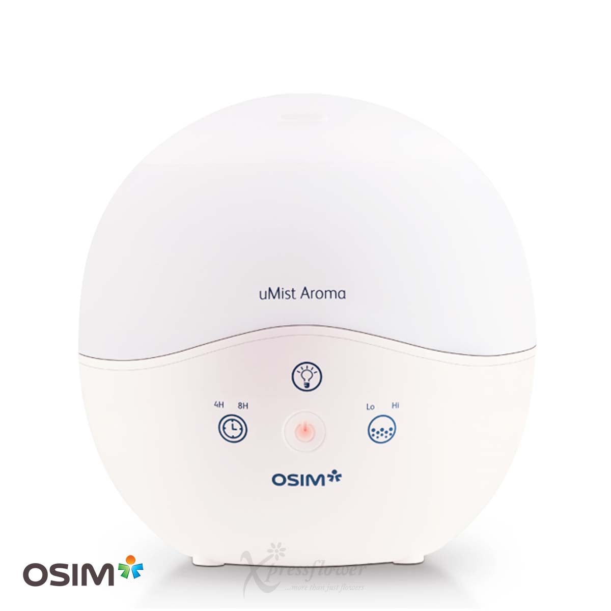 OS2403_Warm Serenity (Orange & Yellow Roses Arrangement with OSIM uMist Humidifier)_1c